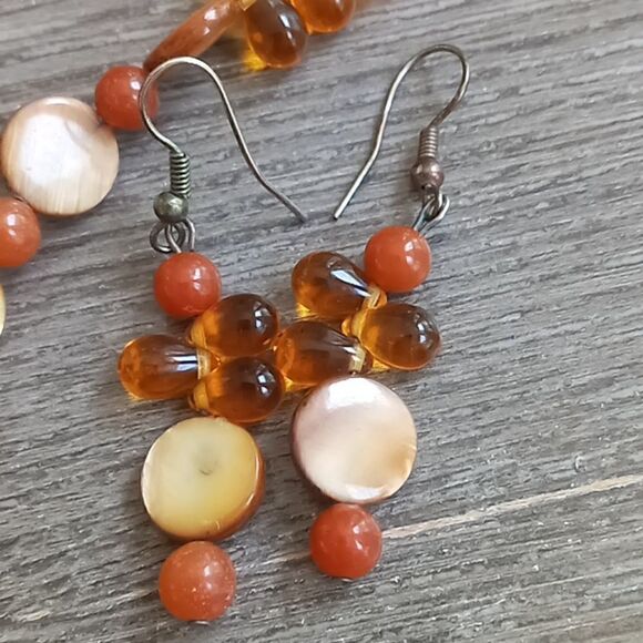 Necklace set with earrings   - Picture 3 of 6